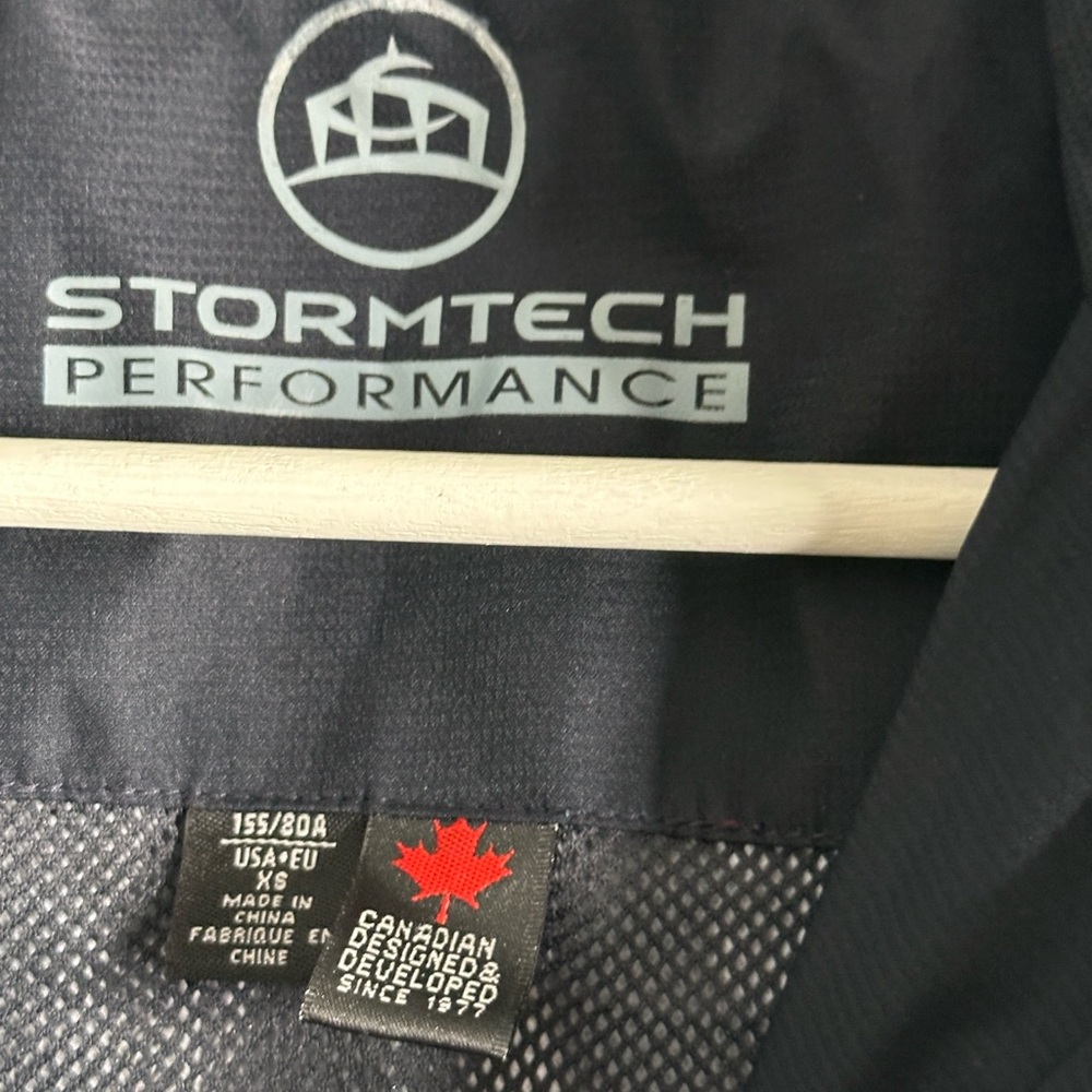 Stormtech Performance Waterproof Navy Hooded Rain… - image 6